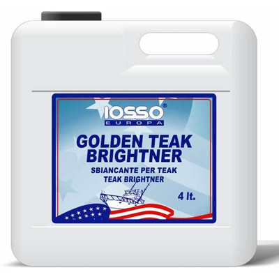 golden teak brightner sbiancante per legno litri 4 - Iosso
