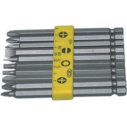 T4525 Kit inserti 10 parti Taglio, Croce Phillips, Croce Pozidriv, Esalobo Interno (TX) - C.k. precio