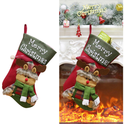 Happyshopping - Nuova borsa regalo Decorazione calzini natalizi Ciondolo albero di Natale Borsa regalo natalizia,quantita di moto - quantita di moto características