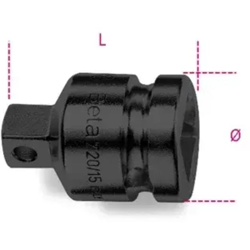 730/15 - Raccordo con Attacco Quadro Femmina 1.1/2' e Maschio 1' Fosfatato - 1 Pezzo - Beta precio