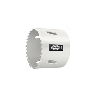 Fresa a tazza FM 60 K, fresa al cobalto bi materiale, per metallo, Acciaio inossidabile A2/A4, 60 mm diametro,532032 - Fischer