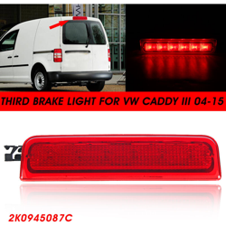 Terza luce di stop per portellone posteriore centrale per VW Caddy III 2K0945087C características