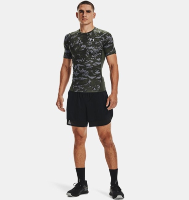 Maglia a manica corta HeatGear® Armour Camo da uomo