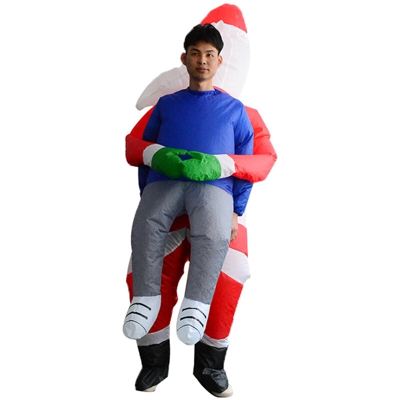 Happyshopping - Costume gonfiabile uomo abbraccio Babbo Natale