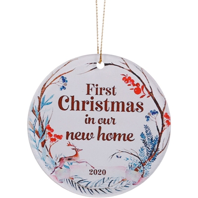 Happyshopping - 1 ciondolo natalizio 7,2 cm stile plexiglass 1