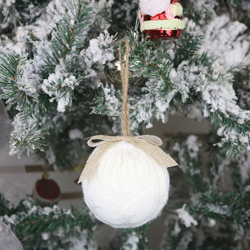 Happyshopping - Decorazioni natalizie con palline lavorate a maglia Regali Decorazioni natalizie Ciondolo albero di Natale XD21034 precio