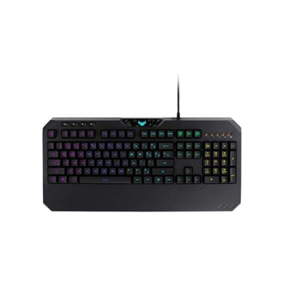 Tastiera Gaming TUF K5 RGB Aura Sync, interruttori tattili Mech-Brane, tasti multimediali e poggiapolsi integrato