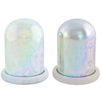 Lampada Teschio Natura Luce LED (2 pcs) (11 x 14 cm) - Dekodonia