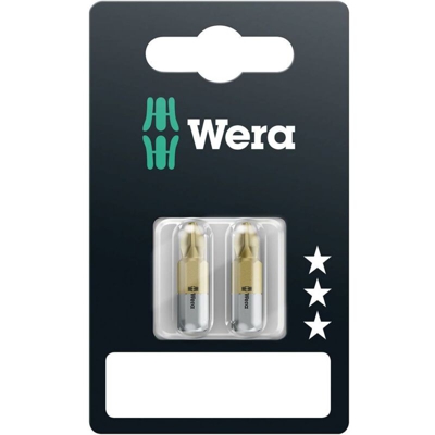 Wera 851/1 TiN SB SiS 05073512001 Inserto a Croce PH 1 Acciaio per utensili legato, TiN D 6.3 2 pz.