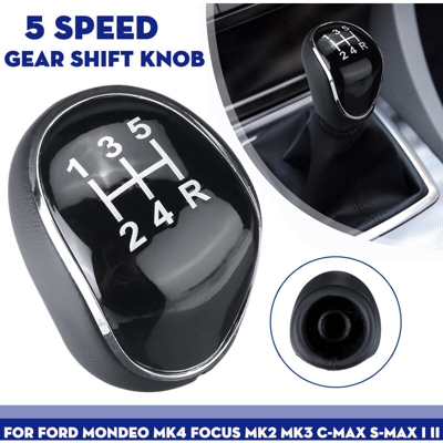 Pomello del cambio manuale a 5 marce per Ford Mondeo Mk4 Focus Mk2 MK3