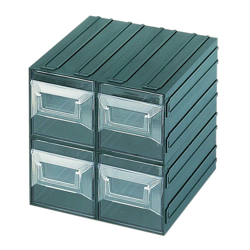 Cassettiera organizer per minuteria "vision 17" a 4 scomparti 4 PEZZI características