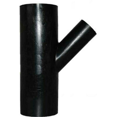 Braga 45° in polietilene nera diam. 50 mm - wavin