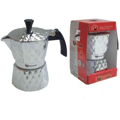 Ricel Sud - CAFFE' CAFFETTIERA PER INDUZIONE RAPIDA 3 TZ. ALLUMINIO PRA 0067167