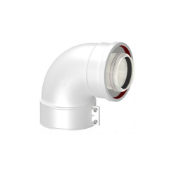 Curva di partenza coassiale a 90° provvista di ispezione per caldaie - npe en oferta