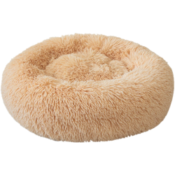 Decdeal - GY-1 Nido rotondo in peluche per animali domestici,colore champagne diametro 6 cm - colore champagne diametro 6 cm en oferta
