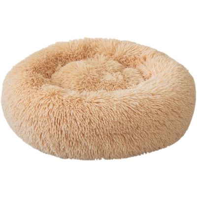 Decdeal - GY-1 Nido rotondo in peluche per animali domestici,colore champagne diametro 6 cm - colore champagne diametro 6 cm