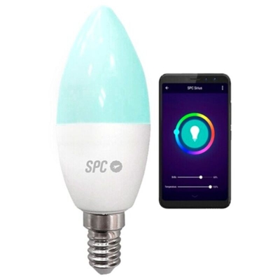 Spc 6107b smart wi-fi led lampadina a led con luce regolabile rgb controllabile a distanza con applicazione mobile