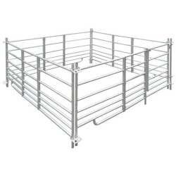 4-panel Box Pecore In Acciaio Zincato 183 X 92 Cm características