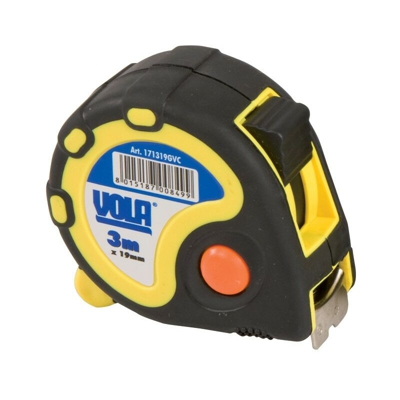 Flessometro in ABS antiurto 3 mt Tekna Pro 12 PEZZI