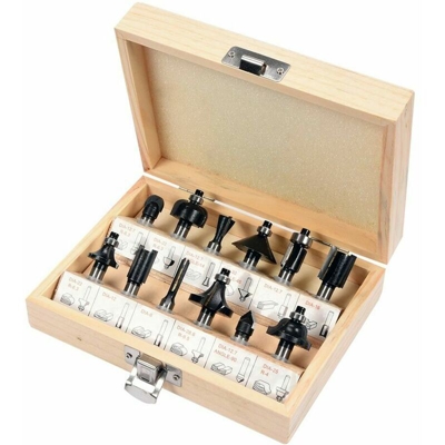 12 Frese Pantografo Decorazionilegno Fresa Taglio Scanalatura 6 Mm