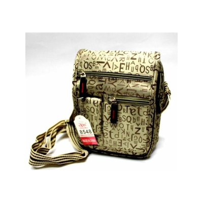 Borsello Uomo/Donna Borsa Oro Tracolla Multiuso Multitasca Portatutto Mod.8548