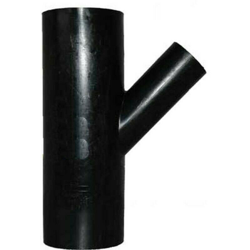 Braga 45° in polietilene nera diam. 125 mm - wavin en oferta