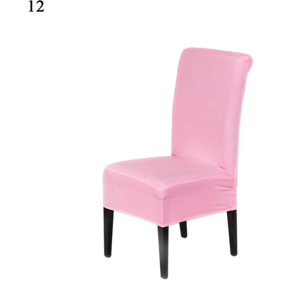 Happyshopping - Fodera per sedia da pranzo monopezzo in tessuto elasticizzato semplice tinta unita,stile 12 rose - stile 12 rose