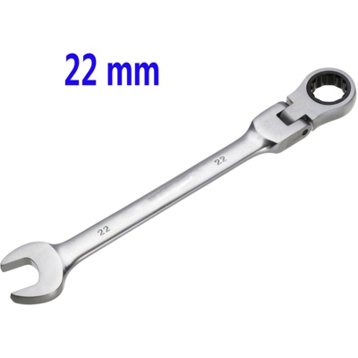 Chiave a cricchetto unidirezionale flessibile da 22 mm