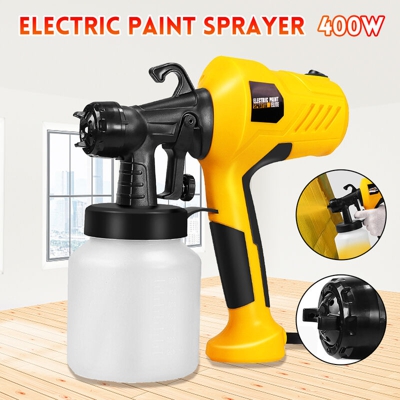 Drillpro - 400 W 220 V Pistola a spruzzo elettrica domestica ad alta potenza Spruzzatore di vernice Strumento di pittura artigianale Spruzzatore di