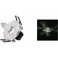 Faretto incasso led 3w luce fredda rotondo punta diamante cristallo stella IP65 características