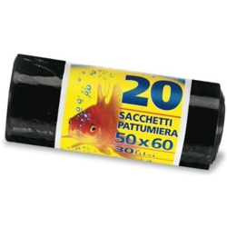Peter PanPlast confezione 20 sacchetti neri pattumiera 50x60 30 litri precio