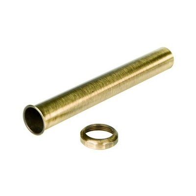 Tubo a cartella bronzo con dado diam. 32 X lungh. 300 mm - porta e bini