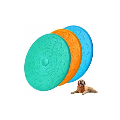 Michett - Michet Frisbee, caucciù naturale per cani, 18 cm, durevole, giocattolo per addestramento per cani, giocattolo perfetto per cani, lanci,