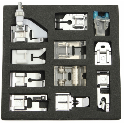 11Pc Presser Foot Presser Macchina da cucire domestica Pr Brother Singer Toyota