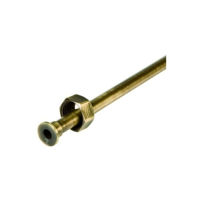 Piegoro bronzato singolo con dado f 1/2" diam. 10 mm lungh. 400 mm porta e bini