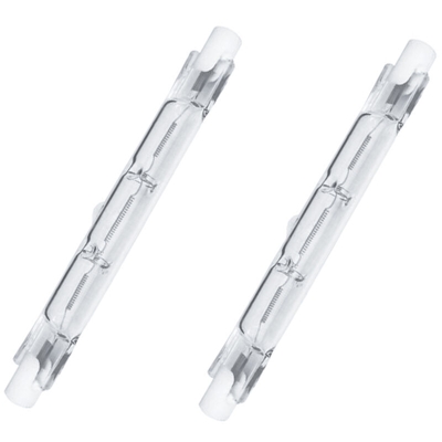 LEDLUX RS7078-120W 2 PZ Lampade Alogena Dimmerabile R7S 78mm 120W 2250 Lumen Bianco Caldo 2700K