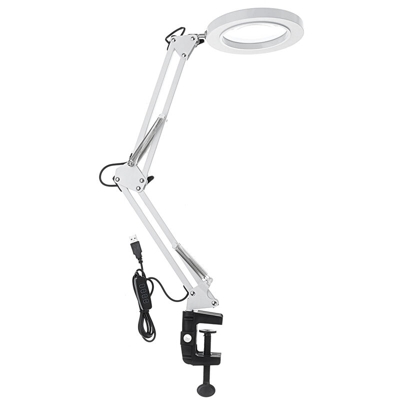 Lampada da tavolo pieghevole 7W con 3 temperature di colore dimmerabili Bianco