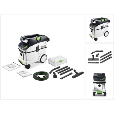 Festool CTL 36 E AC CLEANTEC Unità mobile d'aspirazione ( 574958 ) + Set di pulizia compatto D 27 / D 36 K-RS-Plus