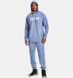 Felpa con cappuccio UA Baseline da uomo en oferta