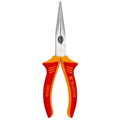 Pinza Elettricista Isolata Becchi Lunghi Mezzotondi 210mm 071401 577 wurth