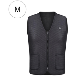 Happyshopping - Gilet riscaldato elettrico Abbigliamento riscaldato Gilet riscaldato tramite USB 3 livelli regolabili,M - M en oferta