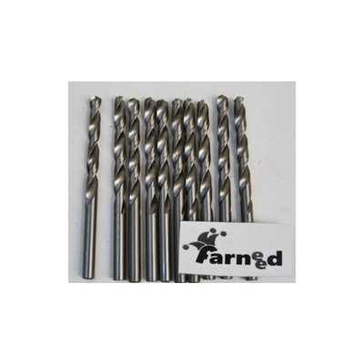 PUNTE PER TRAPANO ACCIAIO TITANIO COBALTO per metallo set 5 pz 8 mm farneed