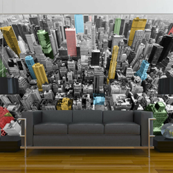 Fotomurale - Caleidoscopio newyorkese - 250x193 en oferta