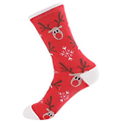 Happyshopping - Un paio di calzini da neve di Babbo Natale alce,# 4 - # 4