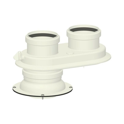 Sdoppiatore a ciabatta c/ ispezione per caldaia condensazione - KP224060100 npe