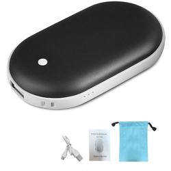 Happyshopping - Borsa nera casuale per mini scaldamani portatile Pebble Two-in-One características