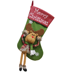 Happyshopping - Nuova borsa regalo Decorazione calzini natalizi Ciondolo albero di Natale Borsa regalo natalizia,l'alce ha le gambe - l'alce ha le precio