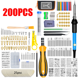 Kit per saldatore elettrico a temperatura regolabile da 200 pezzi 60W fai-da-te en oferta