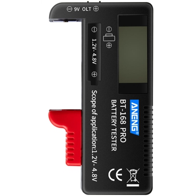 Tester della batteria ANENG BT-168 PRO Tester della capacita della batteria del display digitale
