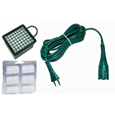 Vama - FOLLETTO VORWERK 130-131 CAVO ELETTRICO DA 7 MT + FILTRO EPA+ 6 PROFUMI